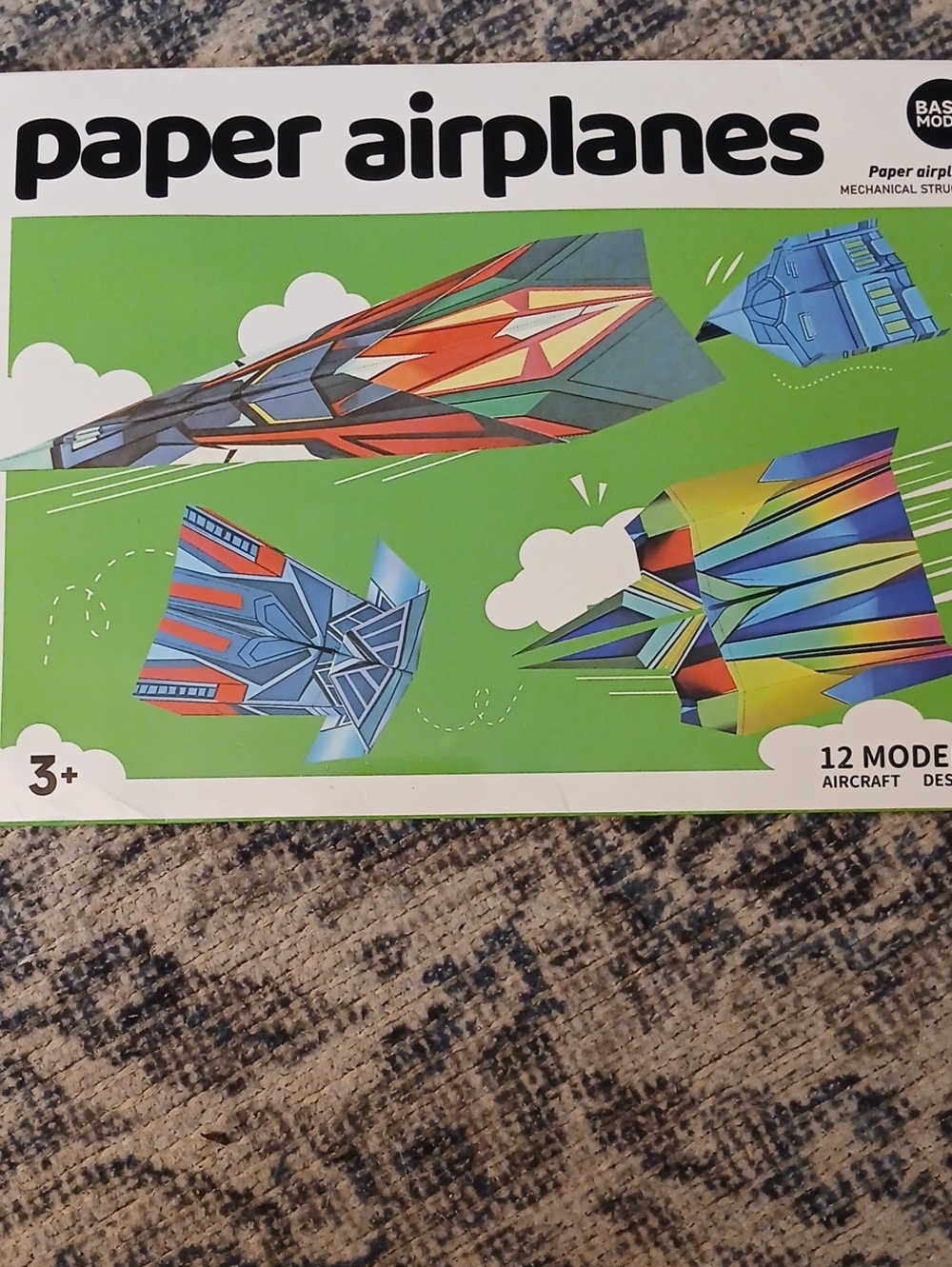 Paper Airplanes Pack – Multicolor Oragami.